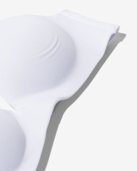 soutien-gorge préformé sans armatures recyclé/micro blanc blanc - 1000014814 - HEMA