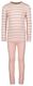 Kinder-Pyjama mit Bambus, gerippt rosa rosa - 1000021054 - HEMA