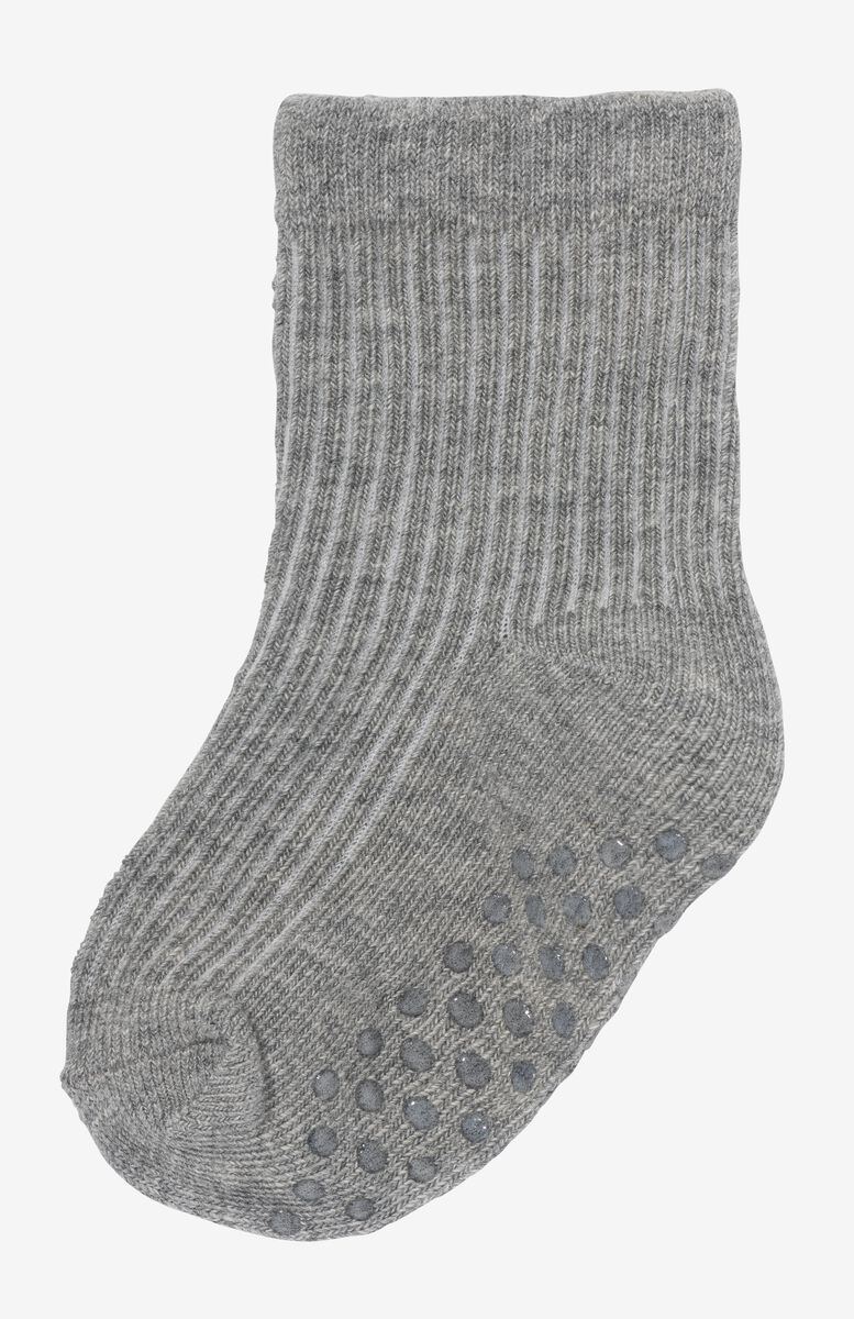 baby sokken met katoen - 5 paar blauw 0-6 m - 4760341 - HEMA