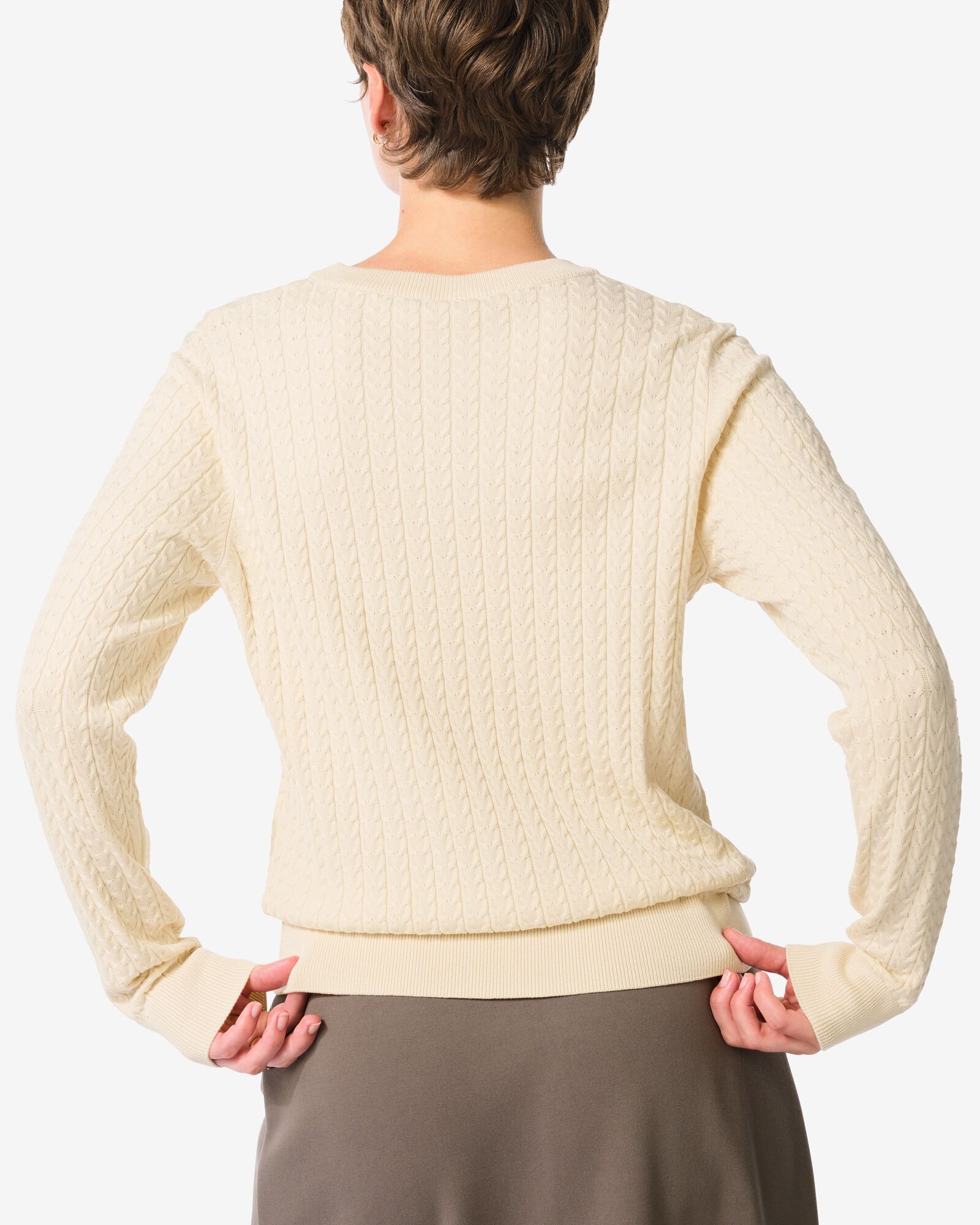 damestrui Louisa gebroken wit - 36203860OFFWHITE - HEMA