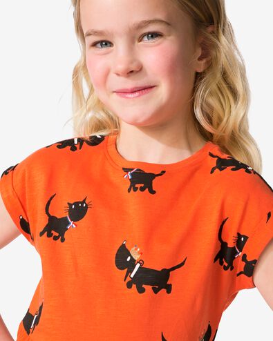 robe enfant trap&egrave;ze Takkie CM orange orange - 30850709ORANGE - HEMA
