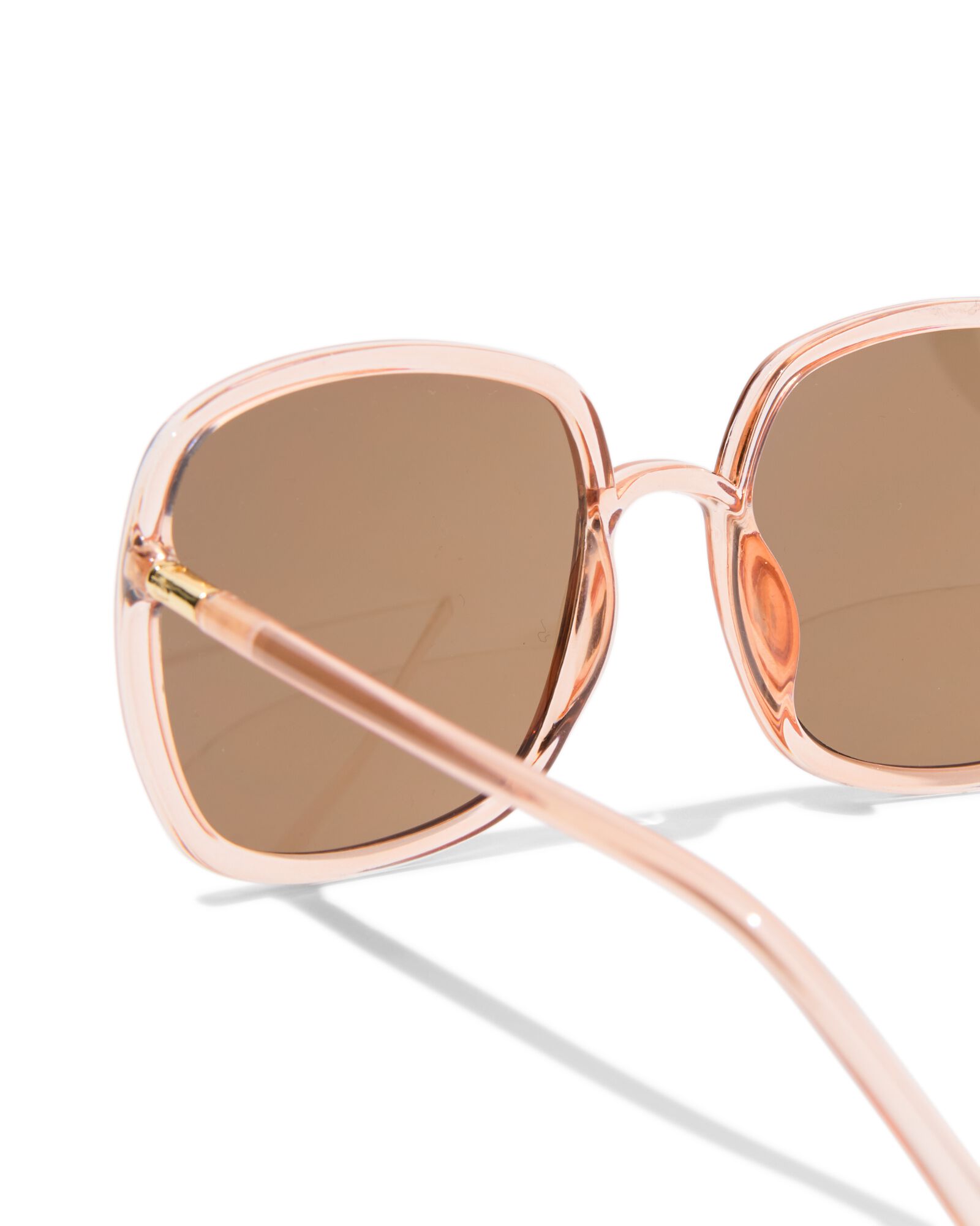 dameszonnebril groot vierkant bruin - 12500352 - HEMA