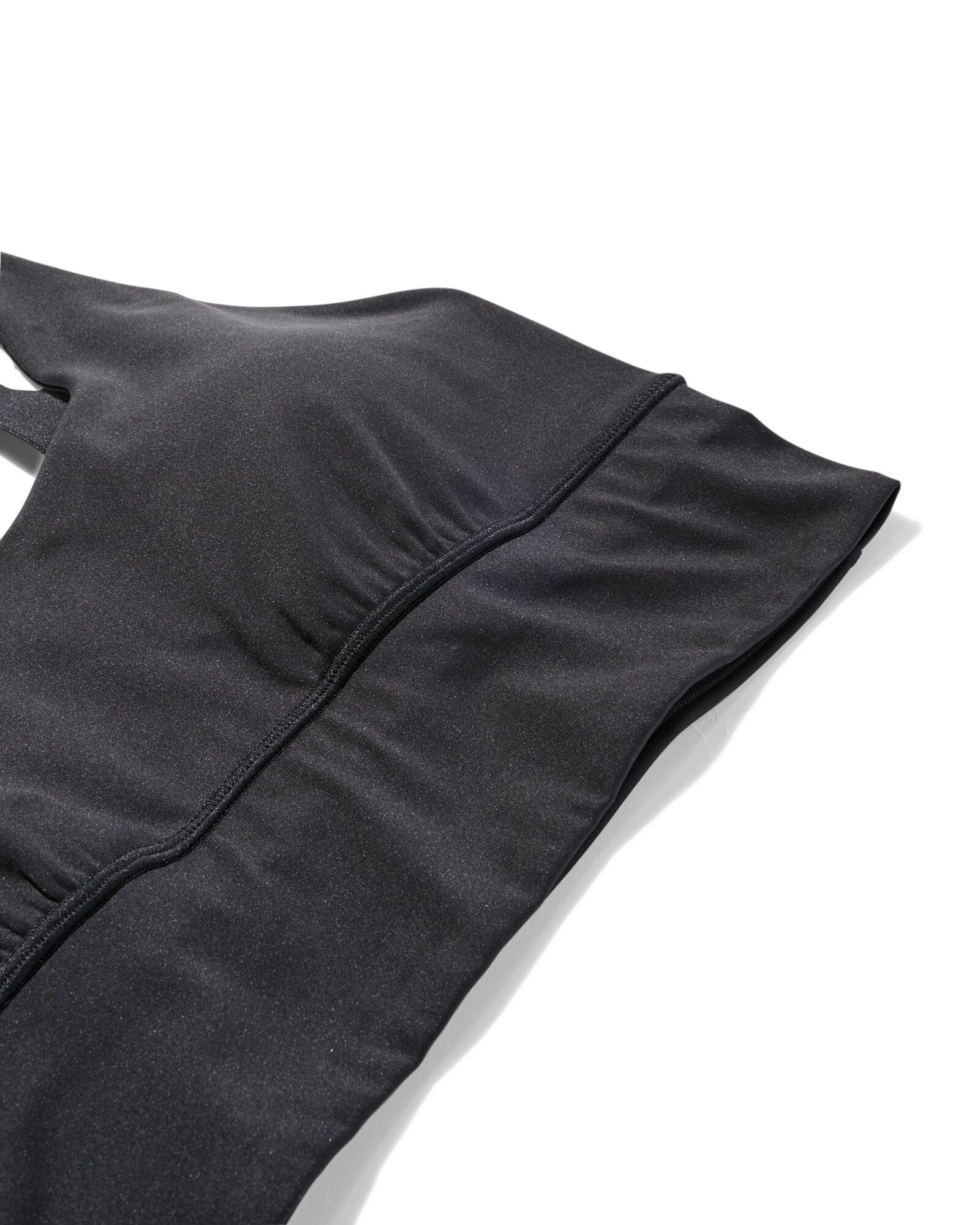 Vorgeformter, bügelloser Sport-BH mit Unterstützung Light schwarz schwarz - 21700255BLACK - HEMA