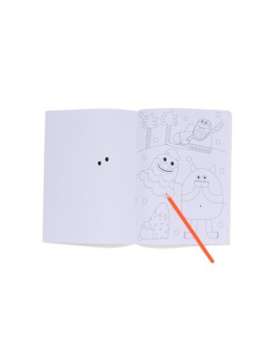 Malbuch DIN A4, Monster  - 15900127 - HEMA