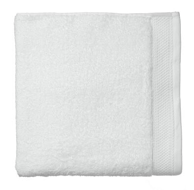 serviette de bain qualité hôtel 70 x 140 - blanc blanc serviette 70 x 140 - 5217010 - HEMA