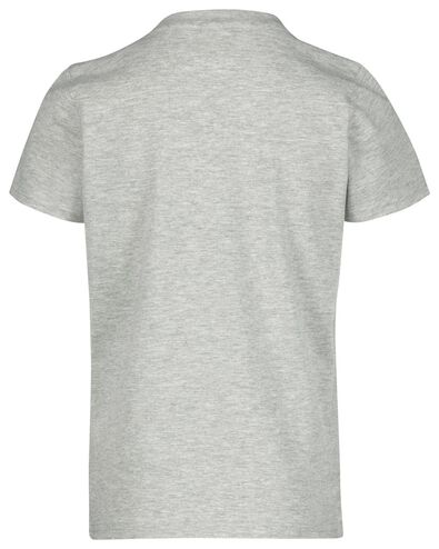 kinder t-shirt grijsmelange - 1000020098 - HEMA