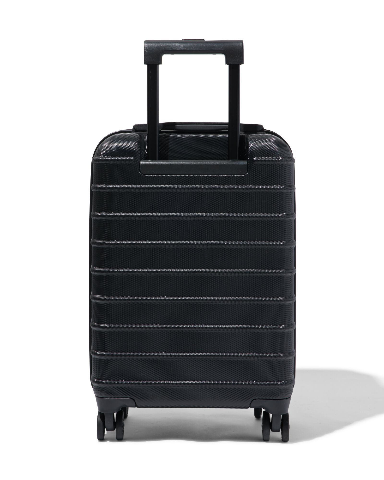 valise avec compartiment sur le devant ABS 35x25x55 noir - 18630024 - HEMA
