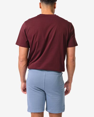 heren sweatshort blauw - 2109950BLUE - HEMA