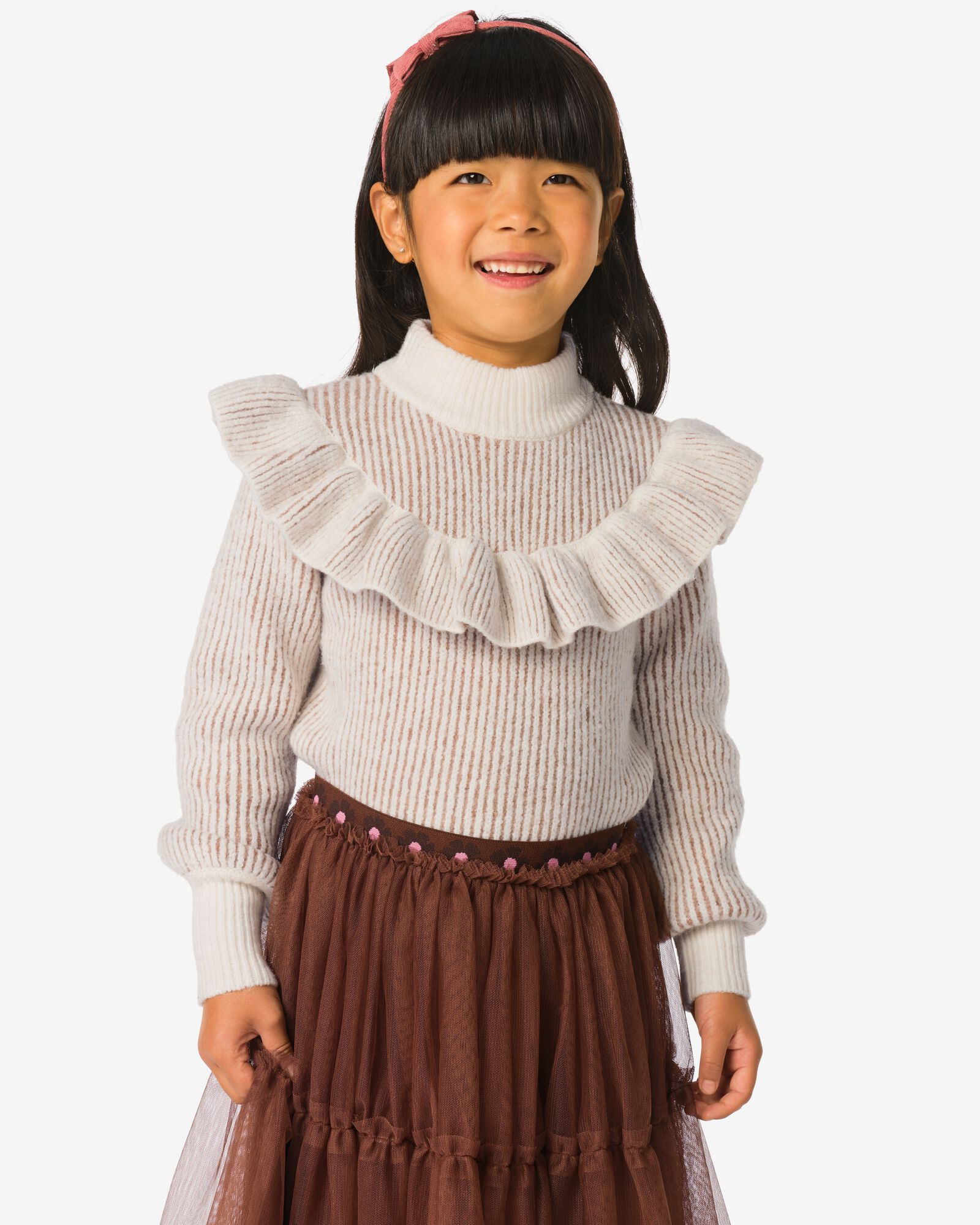 pull enfant marron - 30832446BROWN - HEMA