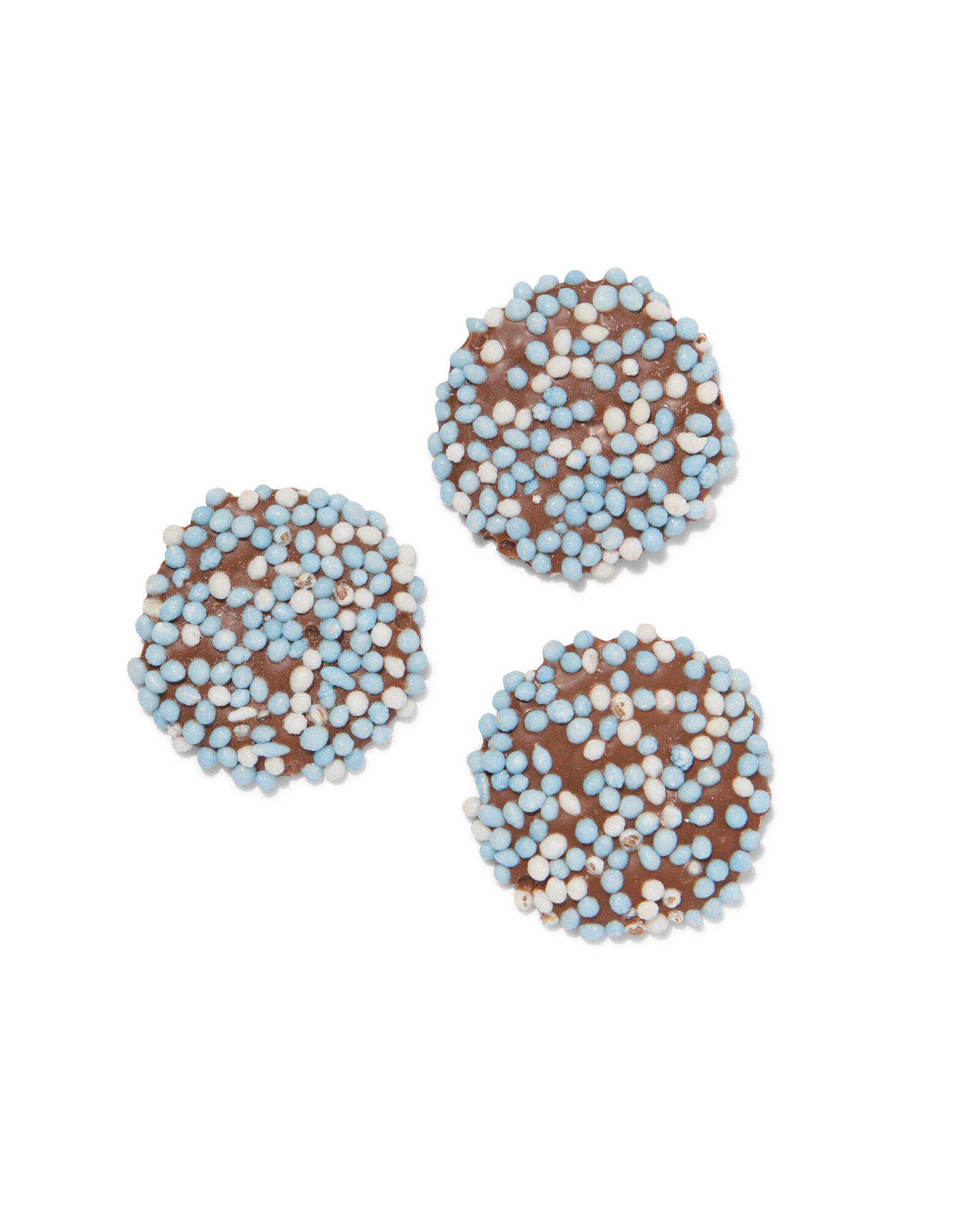 d&eacute;coration pour g&acirc;teau - pastilles en chocolat - f&ecirc;te b&eacute;b&eacute; bleu - 10280026 - HEMA