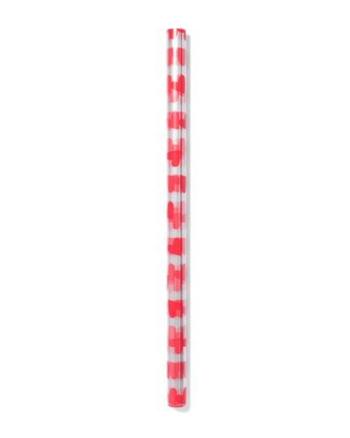 papier aluminium 200x70cm c&oelig;urs rouge - 14701181 - HEMA