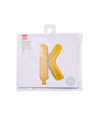 ballon alu K dor&eacute; K - 14200249 - HEMA