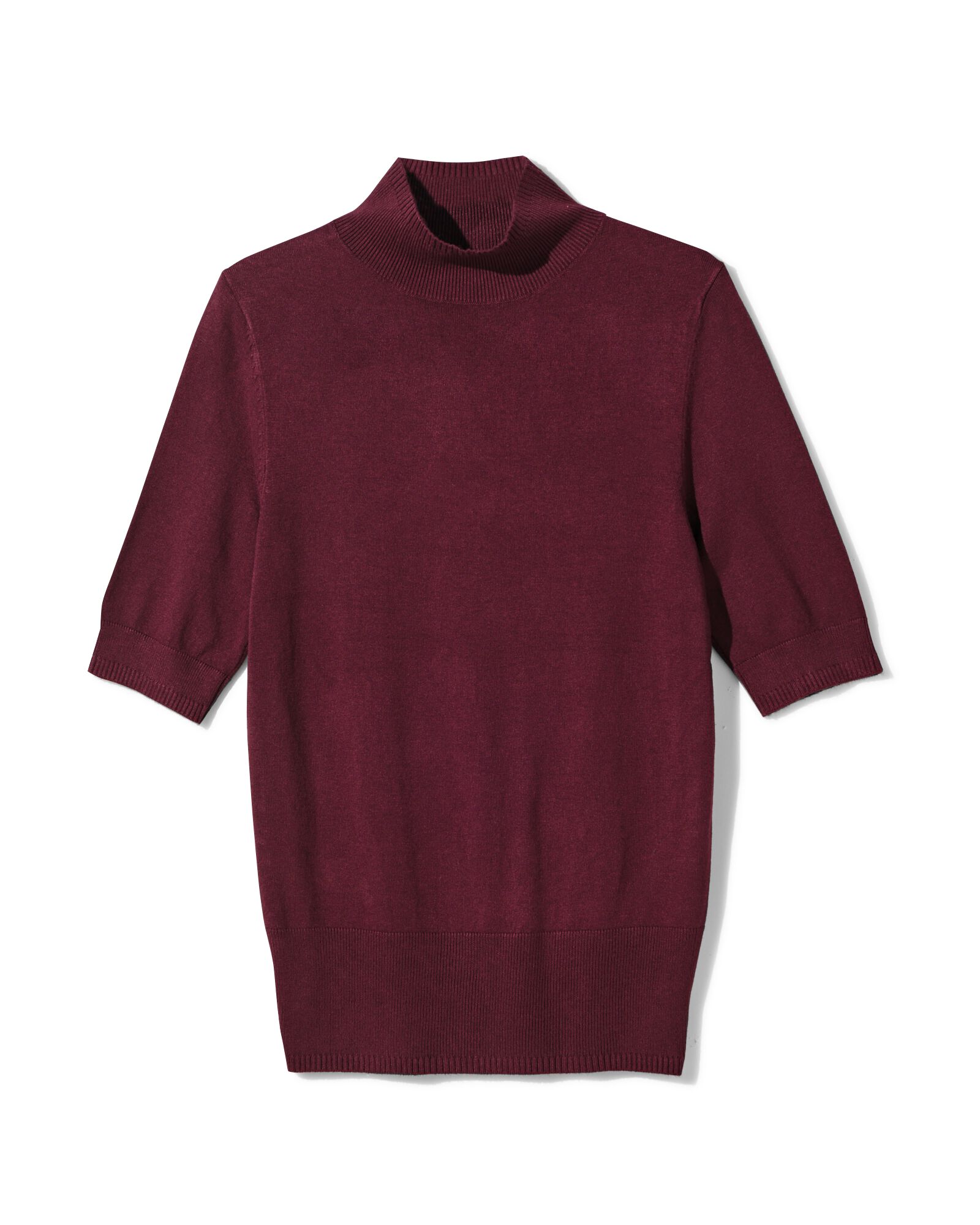 pull en maille pour femme bordeaux - 36268050BURGUNDYRED - HEMA
