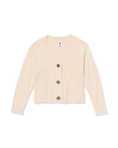 gilet enfant fluffy &eacute;cru - 30827605ECRU - HEMA