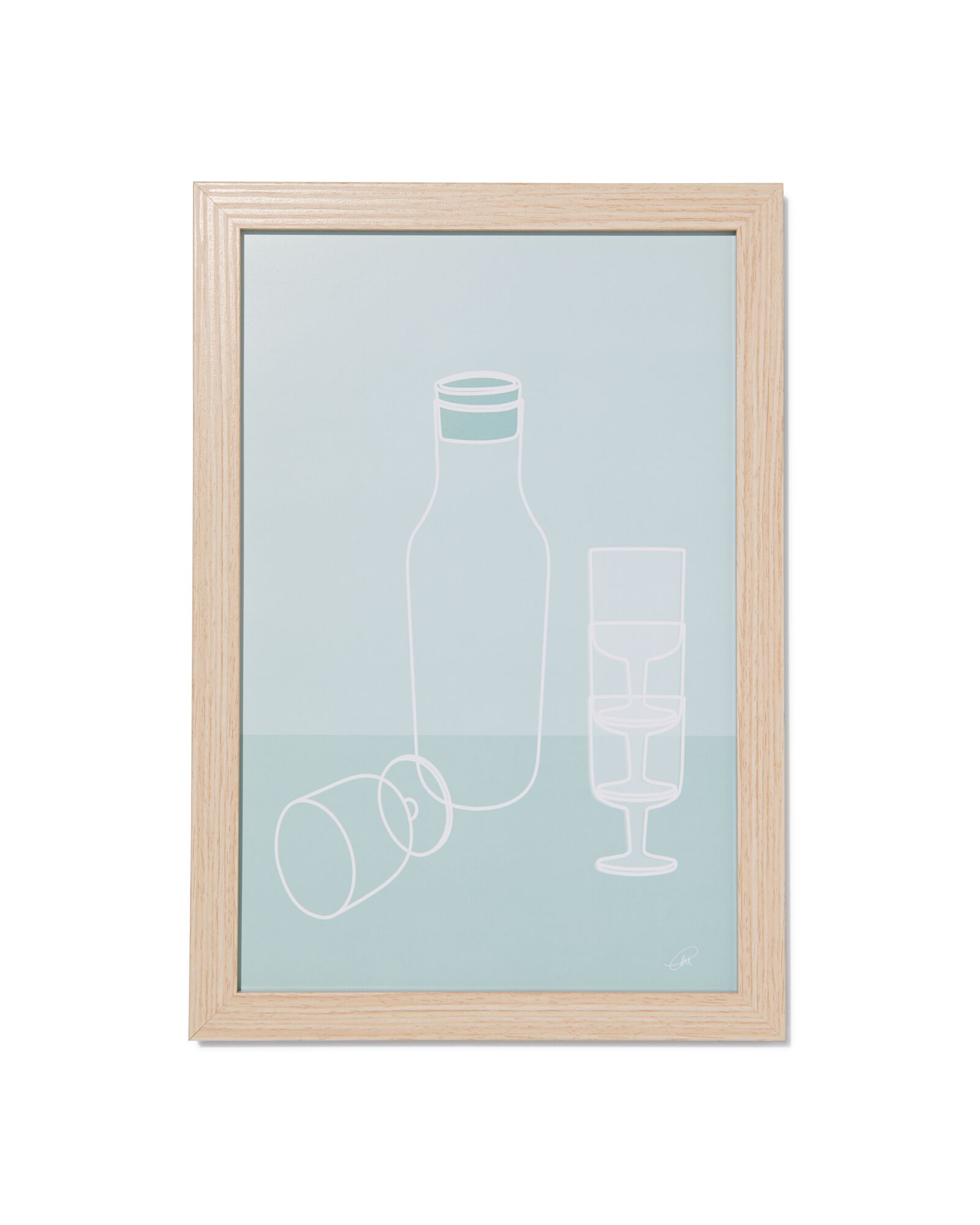 cadre photo 20x30 cm bois naturel 20 x 30 bois - 13611133 - HEMA