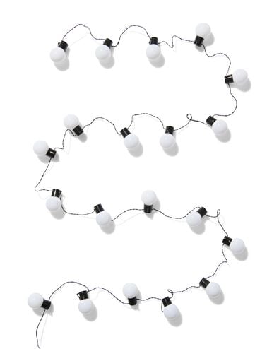 guirlande lumineuse solaire 7 m avec 20 lumi&egrave;res blanches pour l'ext&eacute;rieur - 41840300 - HEMA