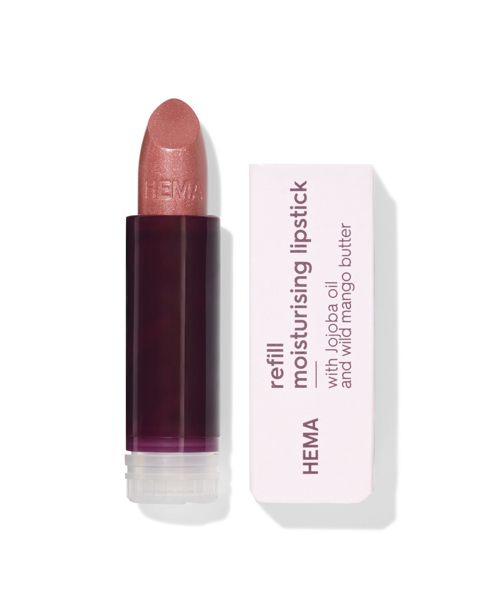 recharge rouge &agrave; l&egrave;vres hydratant 26 wacky walnut - satin - 11230426 - HEMA