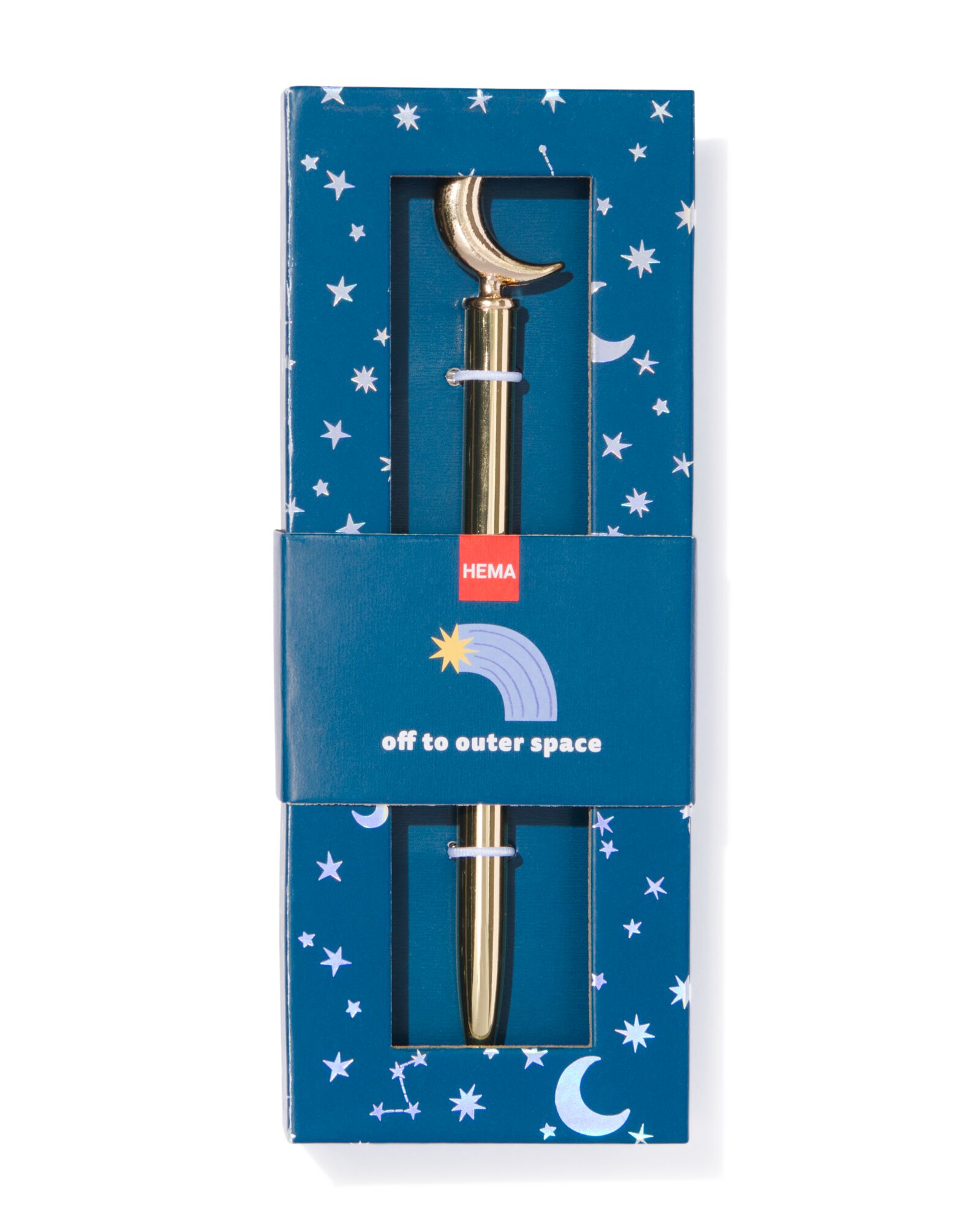 stylo &agrave; bille demi-lune dans coffret cadeau - 14470114 - HEMA