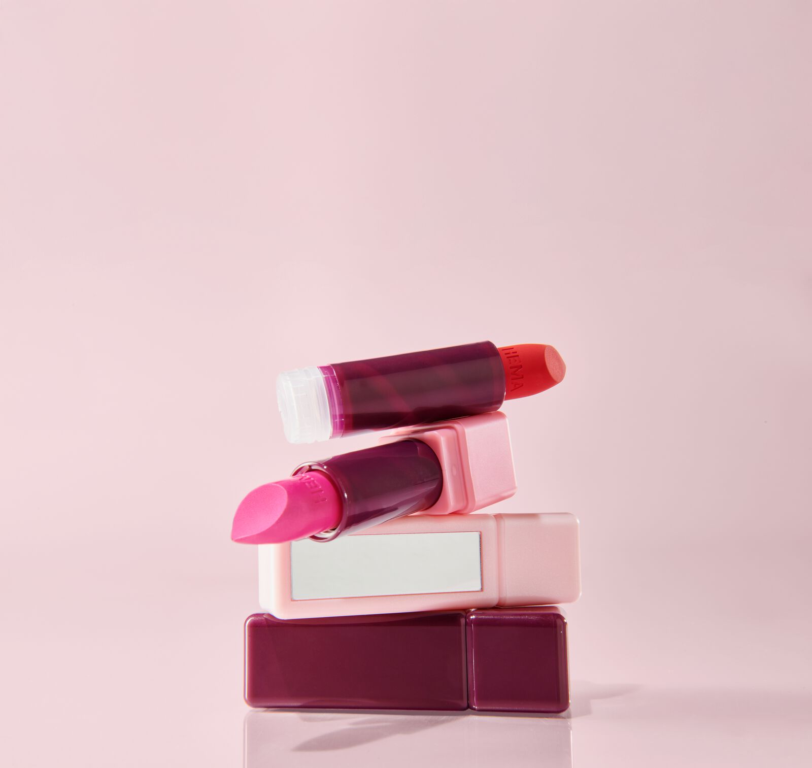 &eacute;tui pour rouge &agrave; l&egrave;vres rechargeable rose clair - 11230423 - HEMA