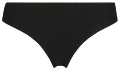 Damen-Bikinislip, Noppenstruktur schwarz schwarz - 1000022865 - HEMA