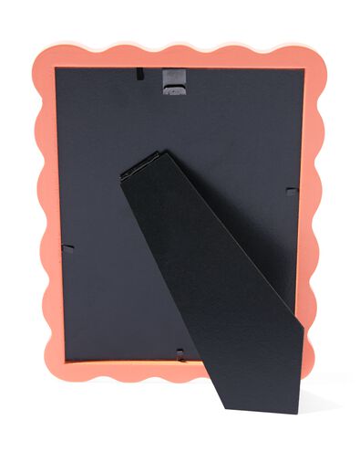 Bilderrahmen 15 &times; 20 cm, Holz, Wellen, Korallenrot - 13640007 - HEMA