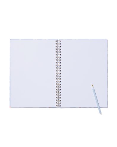 plakboek A4 bloemen  - 14106013 - HEMA