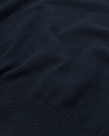 heren trui gebreid donkerblauw donkerblauw - 1000029777 - HEMA