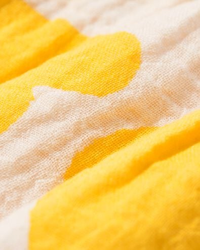 robe b&eacute;b&eacute; trap&egrave;ze mousseline fleurs jaune jaune - 33082770YELLOW - HEMA