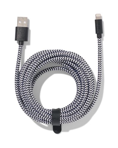 USB laadkabel 8-pin 3m - 39630049 - HEMA