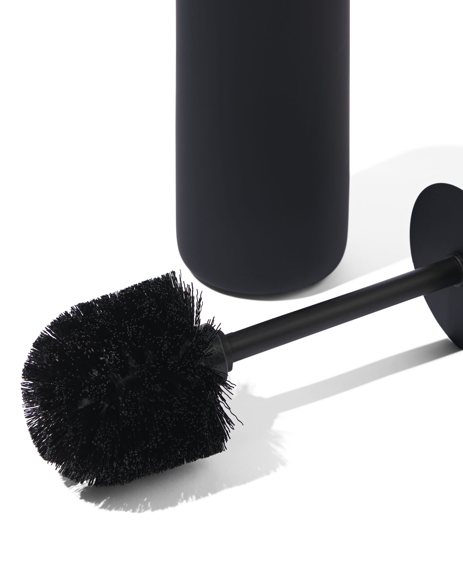 support pour brosse &agrave; WC mat noir &Oslash;9.5x22 - 80330021 - HEMA