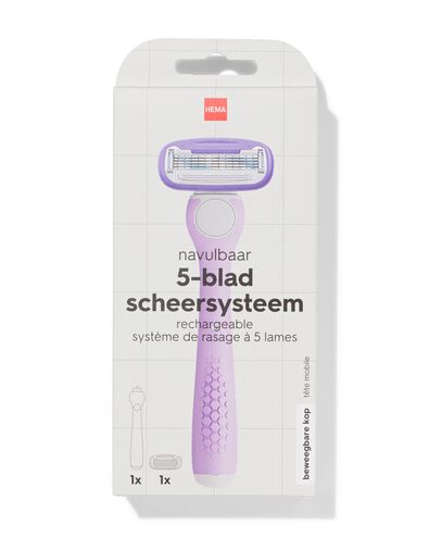 syst&egrave;me de rasage femme 5 lames - 11933000 - HEMA
