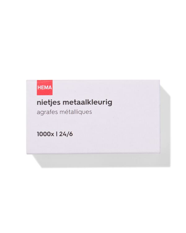 nietjes 24/6 - 1000 stuks - 14850047 - HEMA