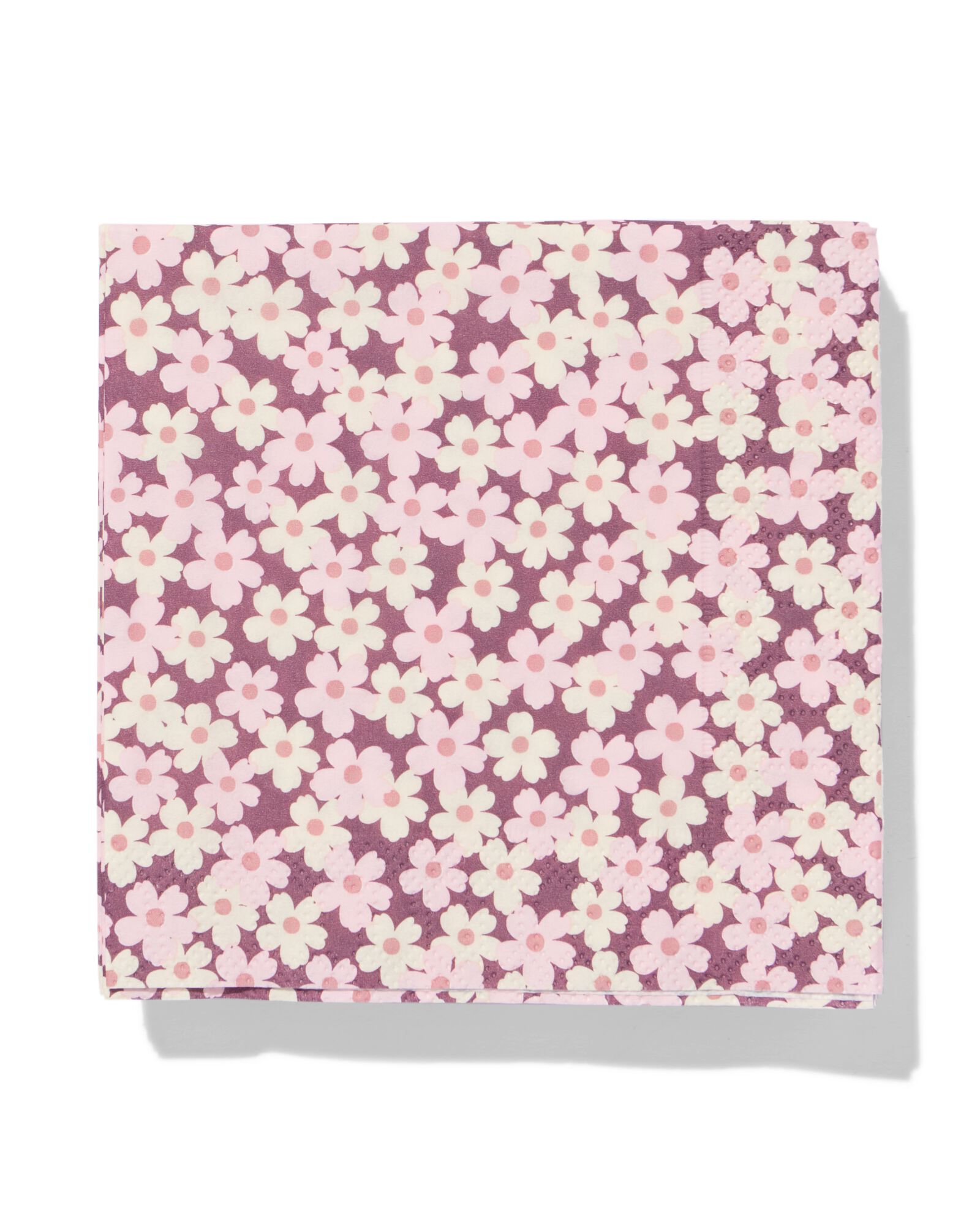 serviettes 24x24cm papier floral - 20 pi&egrave;ces - 14250374 - HEMA