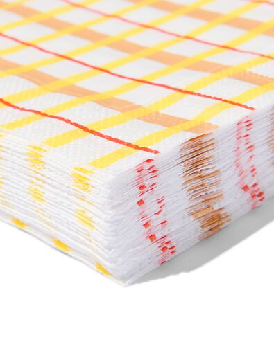 20 serviettes en papier 24x24 carreaux - 25840032 - HEMA