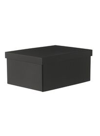 boîte de rangement carton A4 noir - 39890025 - HEMA