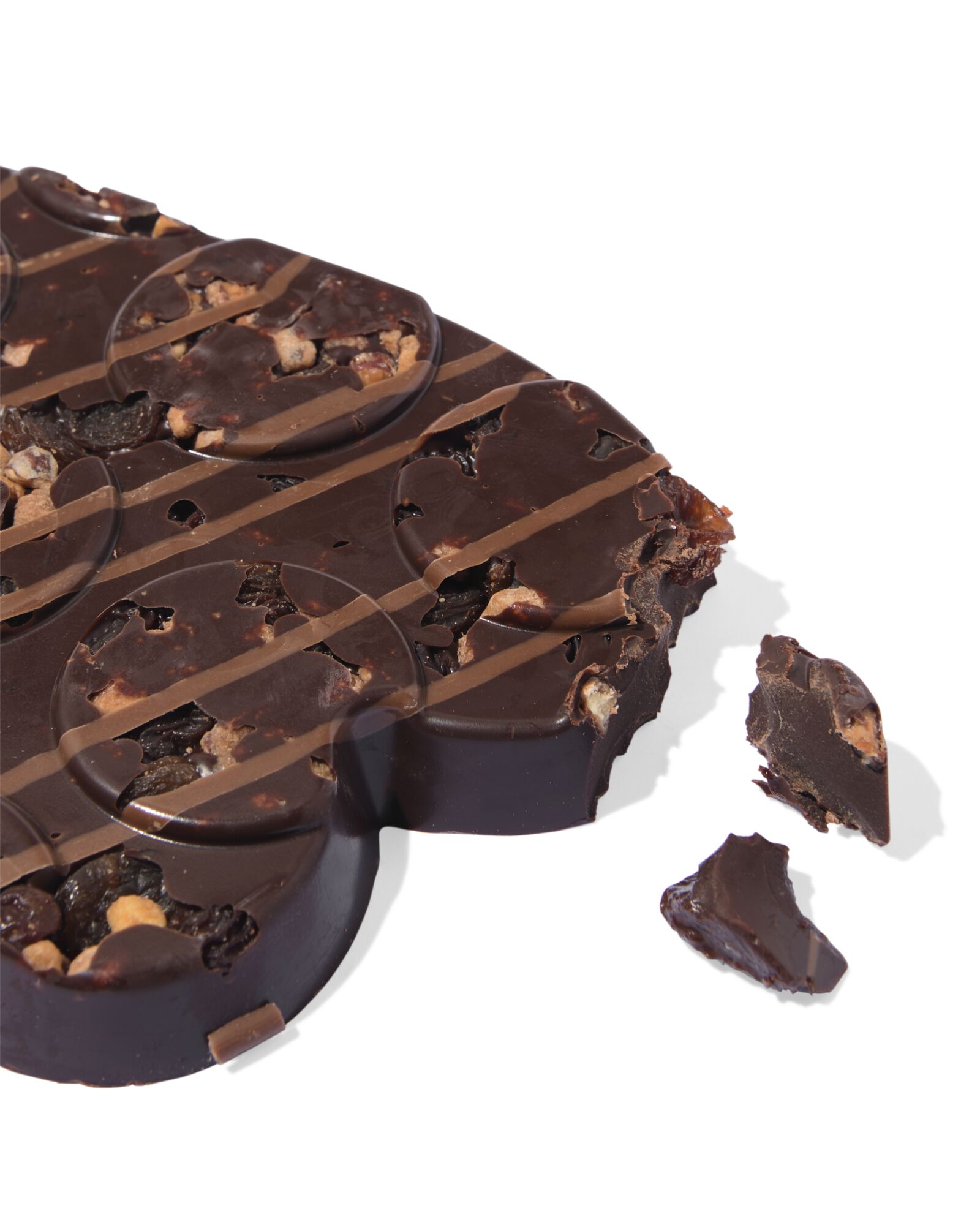 c&oelig;ur en chocolat pur noix de p&eacute;can raisin 125g - 24429630 - HEMA