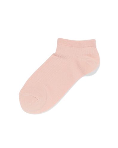dames enkelsokken enkel rib oudroze oudroze - 4280955OLDPINK - HEMA