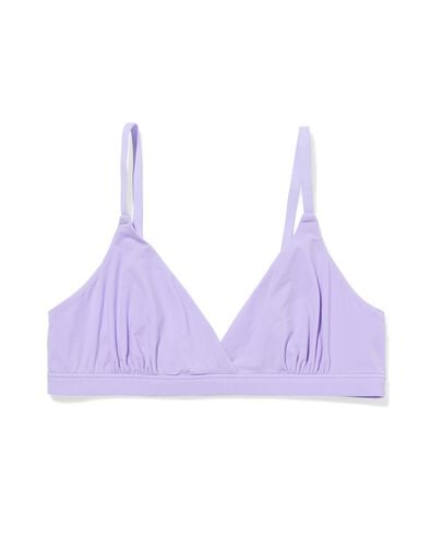 Triangel-Bralette, Mikro lavendel lavendel - 21900083LAVENDER - HEMA