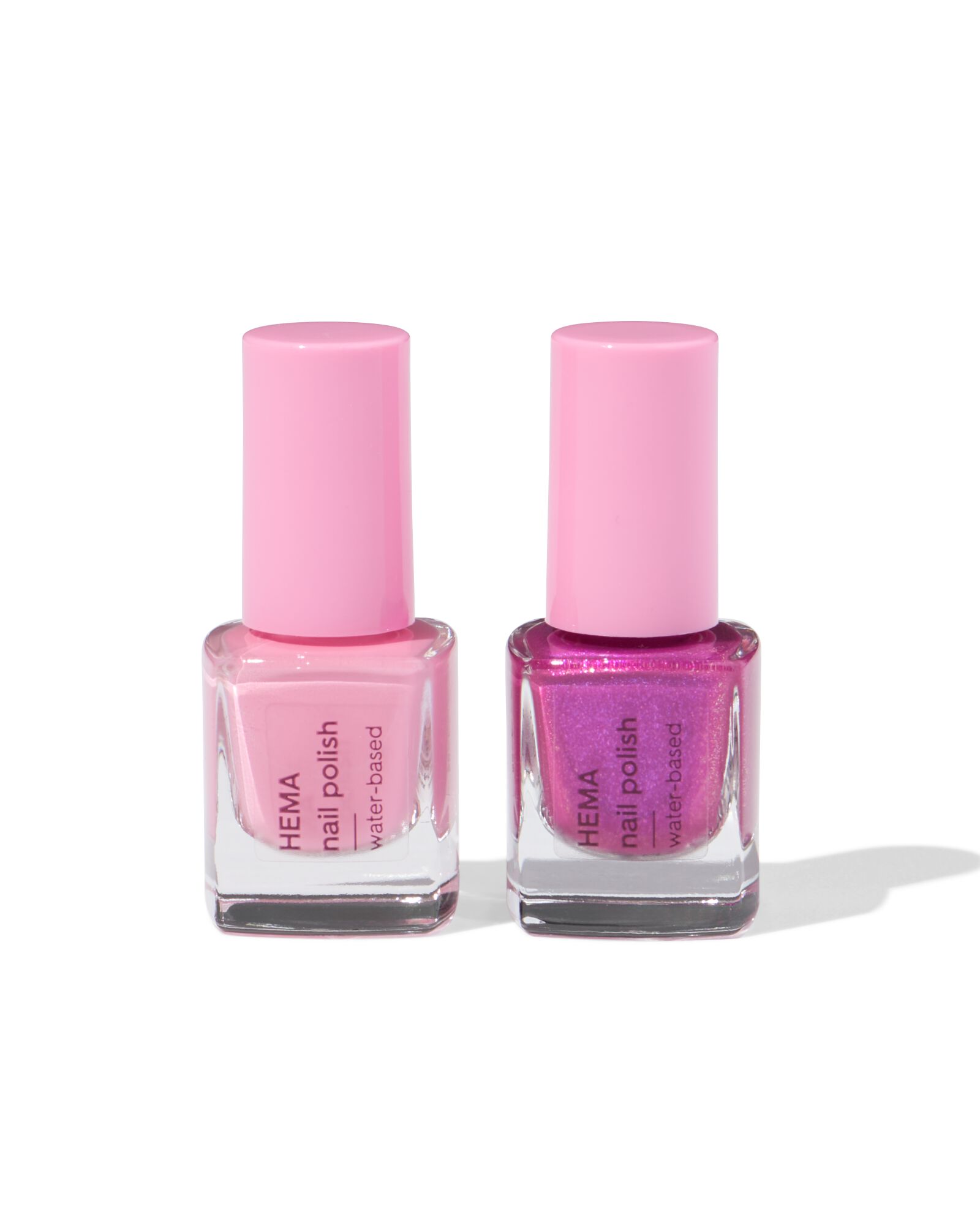 vernis &agrave; ongles enfant &agrave; base d'eau rose-violet - 2 pi&egrave;ces - 11270101 - HEMA