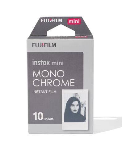 Fujifilm instax mini fotopapier monochrome 10-pak - 60300393 - HEMA