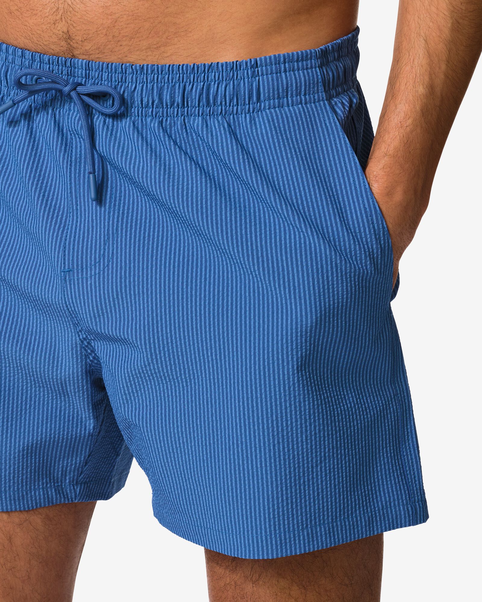 maillot de bain homme Pieter seersucker bleu clair bleu clair - 22100120LIGHTBLUE - HEMA