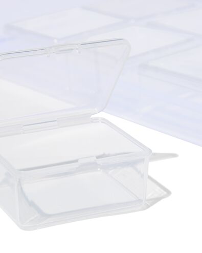 bo&icirc;te de rangement 16 compartiments 21,1x17,5x2,2 cm transparente - 60702816 - HEMA