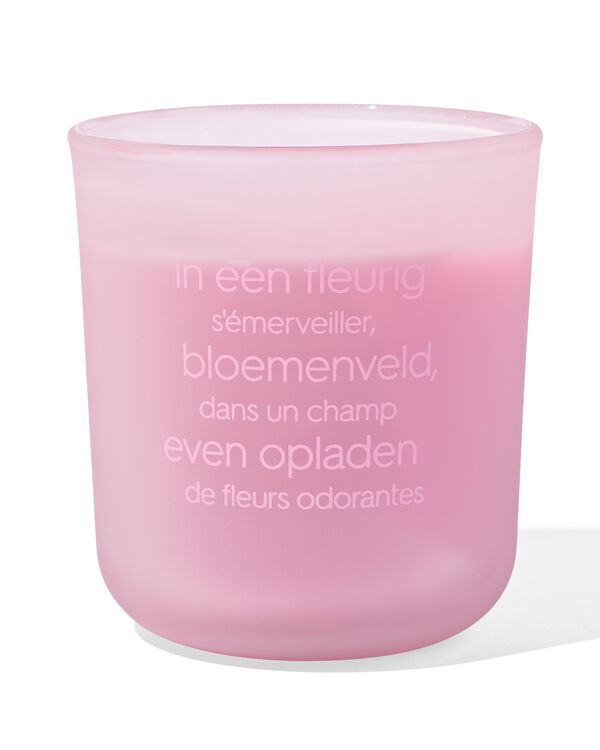 geurkaars tussen de bloemen - 11380040 - HEMA