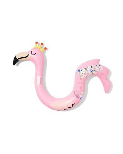 opblaasbare zwemnoodle 154 flamingo - 15800348 - HEMA