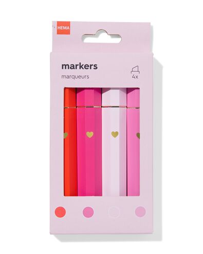 grote markers - 4 stuks - 14400184 - HEMA