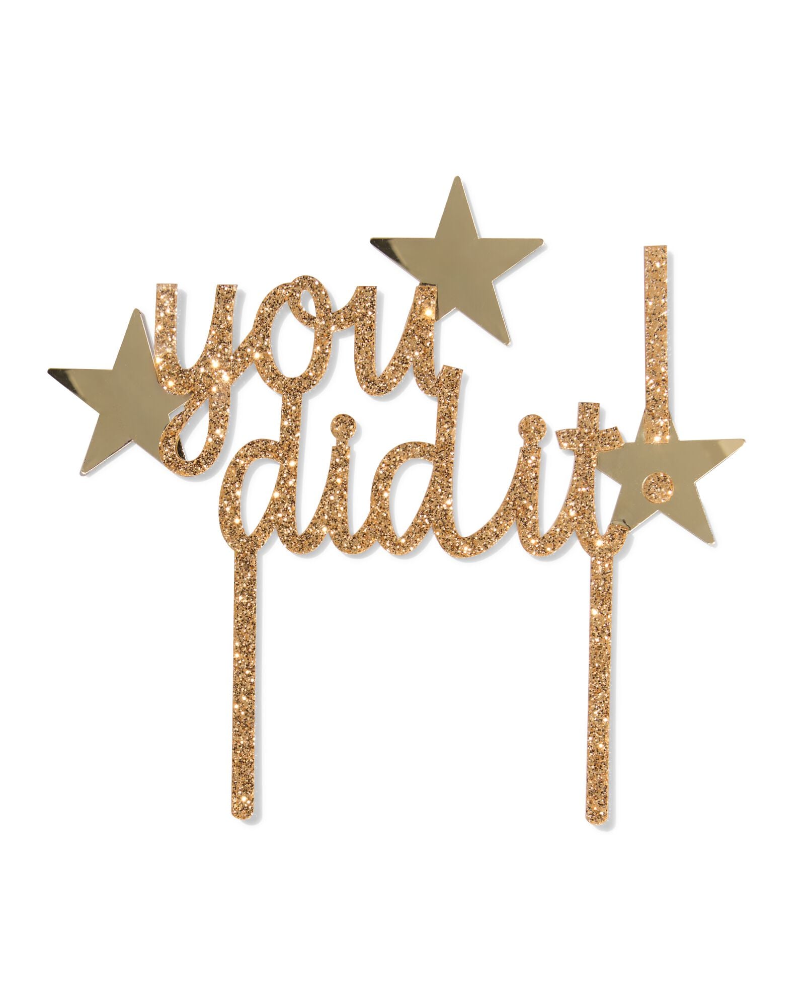 caketopper 14.5x16cm geslaagd - 60800690 - HEMA