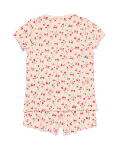 pyjacourt enfant fleur  blanc cass&eacute; blanc cass&eacute; - 23000380OFFWHITE - HEMA
