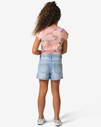 short enfant brod&eacute; bleu bleu - 30844114BLUE - HEMA