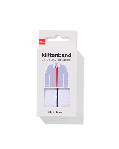 bande auto-agrippante 50x2cm blanche 2 pi&egrave;ces - 1400296 - HEMA