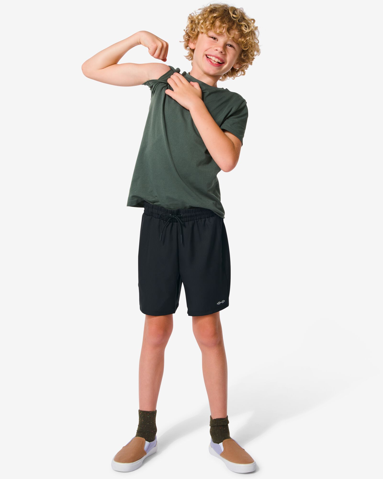 Kinder-Sporthose, kurz schwarz schwarz - 36090369BLACK - HEMA